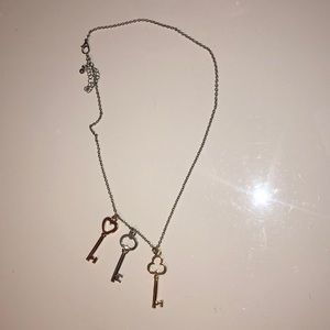 Three Key Necklace